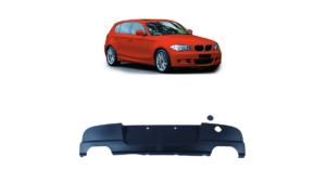 Difuusor BMW 1 E81 E87 tagumine matt must