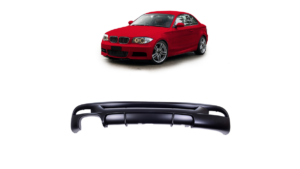 Difuusor BMW 1 E82 E88 tagumine matt must