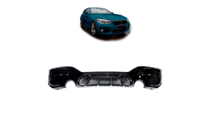 Difuusor BMW 1 F20 F21 Facelift tagumine Carbon Look