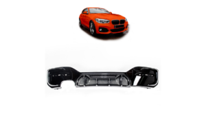 Difuusor BMW 1 F20 F21 Facelift tagumine Carbon Look