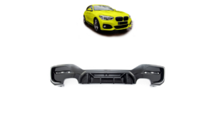 Difuusor BMW 1 F20 F21 Facelift tagumine läikiv must