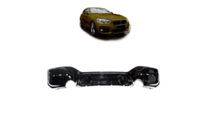 Difuusor BMW 1 F20 F21 Facelift tagumine läikiv must