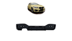 Difuusor BMW 1 F20 F21 Facelift tagumine läikiv must