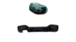 Difuusor BMW 1 F20 F21 Facelift tagumine läikiv must