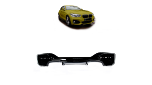 Difuusor BMW 1 F20 F21 Facelift tagumine läikiv must