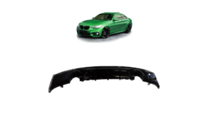Difuusor BMW 2 F22 F23 tagumine läikiv must
