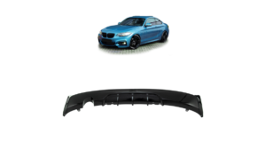 Difuusor BMW 2 F22 F23 tagumine läikiv must
