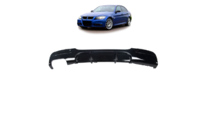 Difuusor BMW 3 E90 E91 tagumine läikiv must