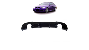 Difuusor BMW 3 E90 E91 tagumine läikiv must