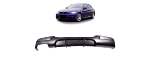 Difuusor BMW 3 E90 E91 tagumine matt must