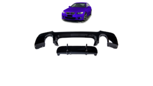 Difuusor BMW 3 E92 E93 tagumine läikiv must
