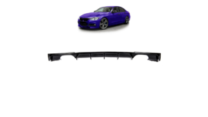 Difuusor BMW 3 F30 F31 tagumine läikiv must