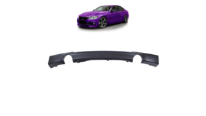 Difuusor BMW 3 F30 F31 tagumine matt must