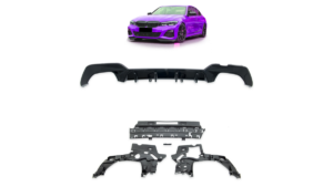 Difuusor BMW 3 G20 G21 tagumine läikiv must