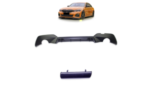 Difuusor BMW 3 G20 G21 tagumine matt must