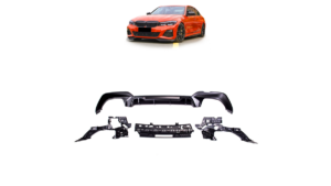 Difuusor BMW 3 G20 G21 tagumine matt must