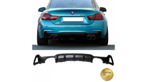 Difuusor BMW 4 F32 F33 F36 tagumine matt must