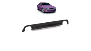 Difuusor BMW 5 E39 tagumine matt must
