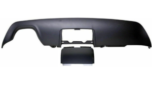 Difuusor BMW 5 E60 E61 tagumine matt must Tow Hook Version