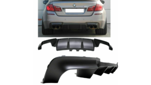 Difuusor BMW 5 F10 F11 tagumine matt must