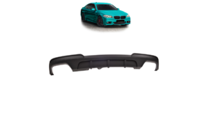 Difuusor BMW 5 F10 F11 tagumine matt must