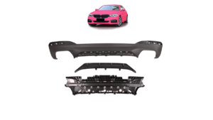 Difuusor BMW 5 G30 G31 tagumine matt must