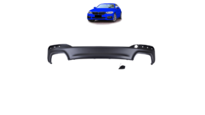 Difuusor BMW 5 G30 G31 tagumine matt must