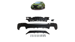Difuusor BMW 5 G30 G31 tagumine matt must