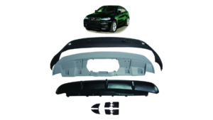 Difuusor BMW X6 E71 E72 tagumine matt must