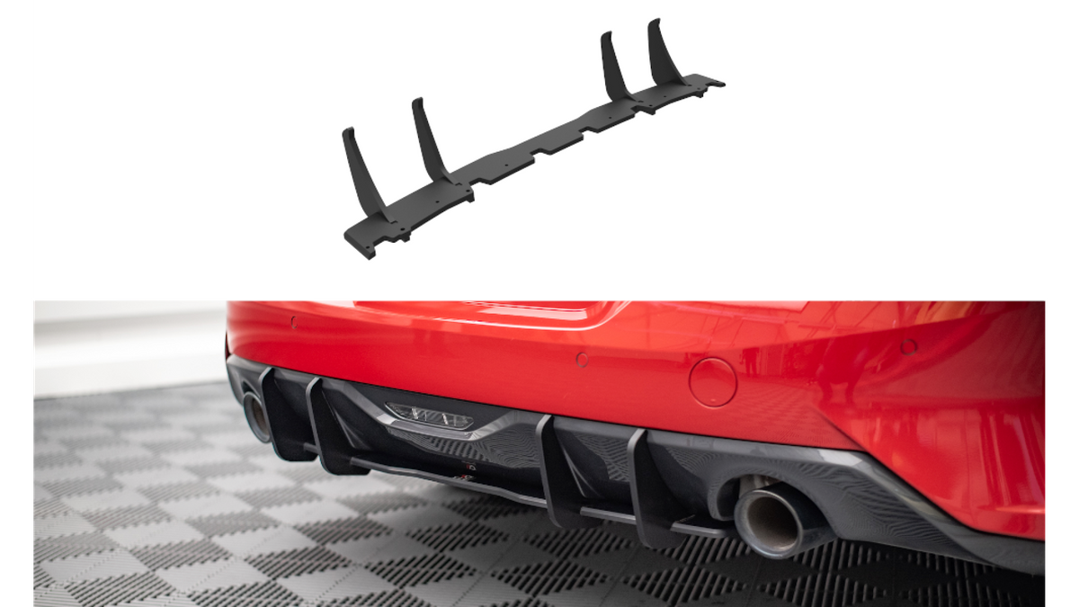 Difuusor BMW Z4 G29 M-Pack tagumine Street Pro must-punane