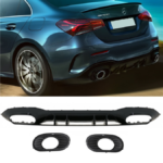 Difuusor Mercedes-Benz A V177 tagumine Läikiv must