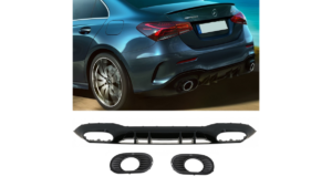 Difuusor Mercedes-Benz A V177 tagumine Läikiv must