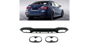 Difuusor Mercedes-Benz A V177 tagumine Läikiv must