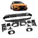 Difuusor Mercedes-Benz A W177 tagumine Läikiv must