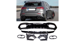 Difuusor Mercedes-Benz A W177 tagumine Läikiv must