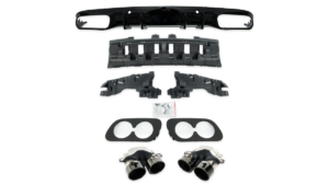 Difuusor Mercedes-Benz C C205 A205 Cabrio tagumine koos must Pipes