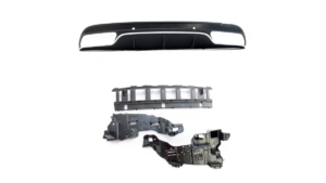 Difuusor Mercedes-Benz C W205 S205 tagumine hõbedane