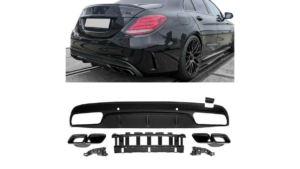 Difuusor Mercedes-Benz C W205 S205 tagumine koos torudega