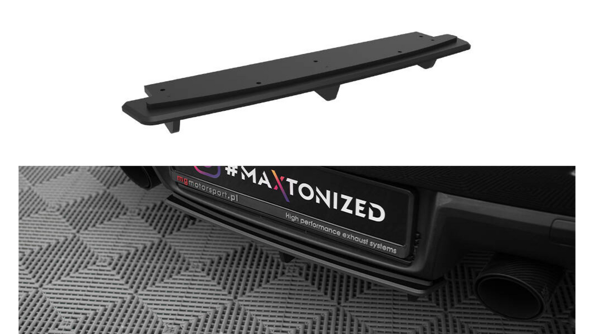 Difuusor Mitsubishi Lancer EVO X tagumine Street Pro punane