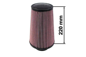 TurboWorks Õhufilter H:220 DIA:77mm lilla