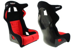 Sportiste Bimarco Grip Velvet Black Red HANS FIA