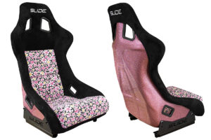 pol_pl_Fotel-sportowy-SLIDE-KS2-Premium-Black-Flowers-Welur-Light-Pink-Glitter-280667_4.jpg Sportiste SLIDE KS2 Premium must & Flowers seemisnahk Light roosa Glitter