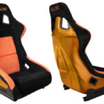Sportiste SLIDE KS2 Premium must & oranž seemisnahk kuldne Glitter