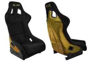 Sportiste SLIDE KS2 Premium must seemisnahk kuldne Glitter