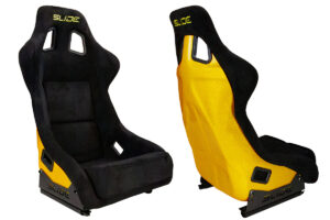 Sportiste SLIDE KS2 Premium must Velour & kollane Glitter