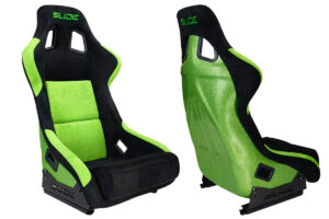 Sportiste SLIDE KS2 Premium roheline & must Velour roheline Glitter