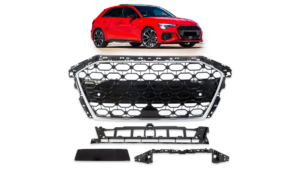 Iluvõre Audi A3 8Y hõbedane & läikiv must