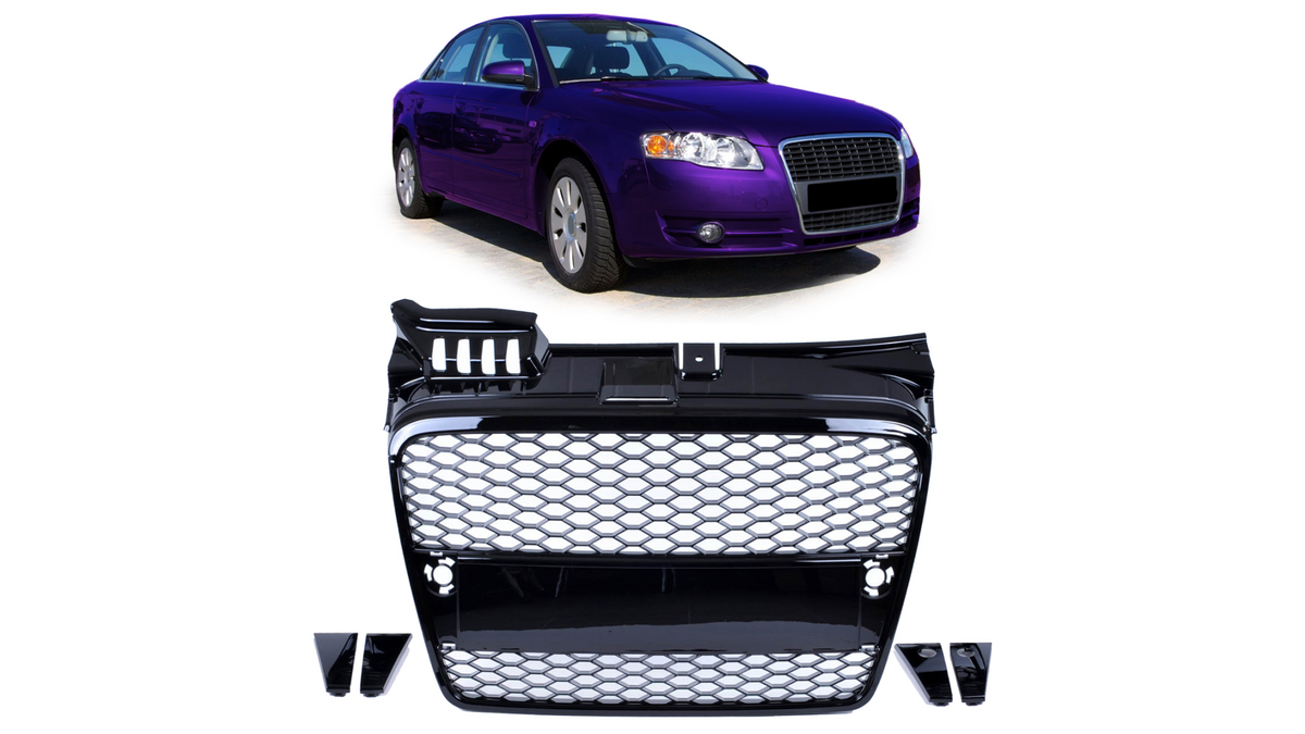 Iluvõre Audi A4 B7 läikiv must