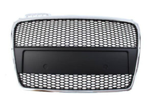pol_pl_Grill-Audi-A4-B7-RS-Style-Chrome-Black-22128_2.jpg Iluvõre Audi A4 B7 RS-Style kroom-must