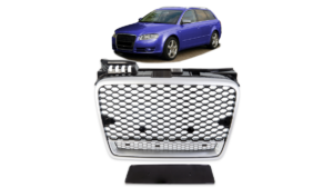 Iluvõre Audi A4 B7 hõbedane & läikiv must